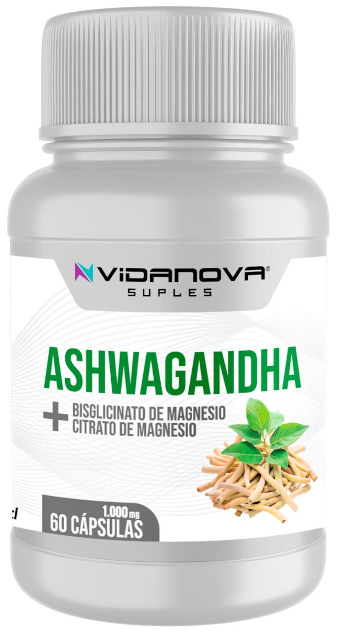Ashwagandha + Magnesio 1000mg 60 CAPS