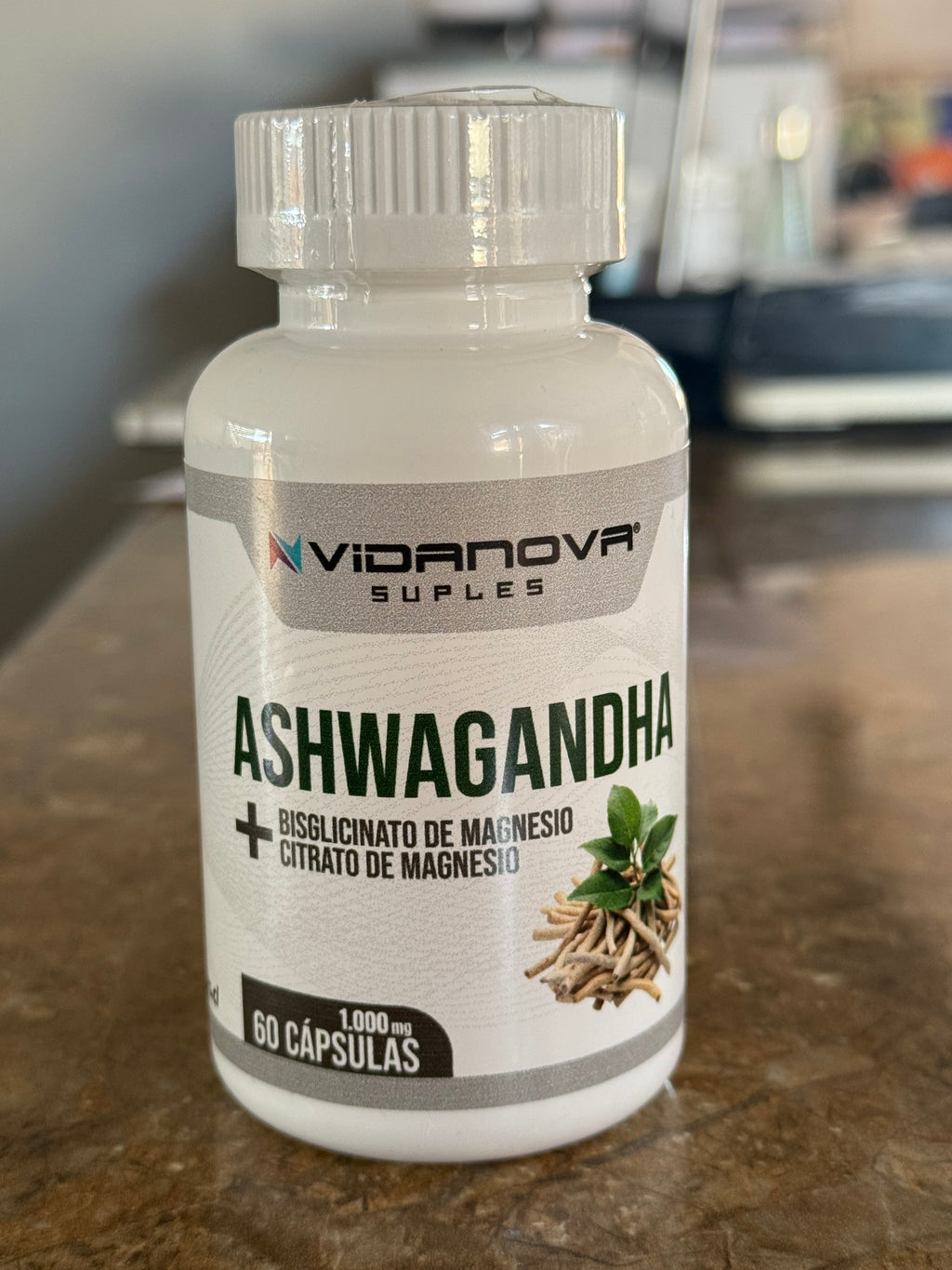 Ashwagandha + Magnesio 1000mg 60 CAPS