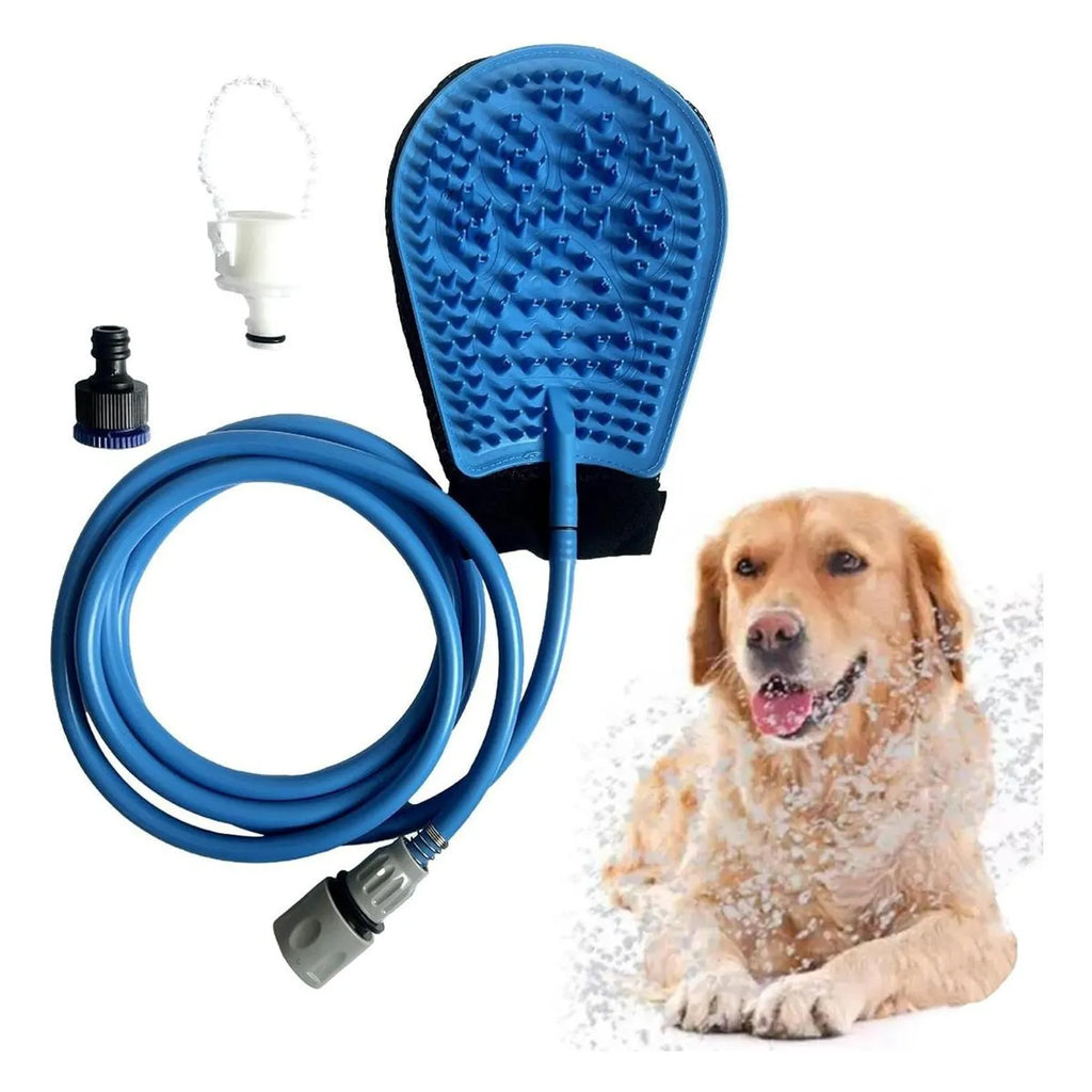 Manguera de Regadera con Masajeador para Bañar Mascotas