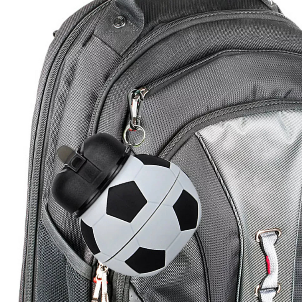 Botella retráctil plegable Balón de fútbol